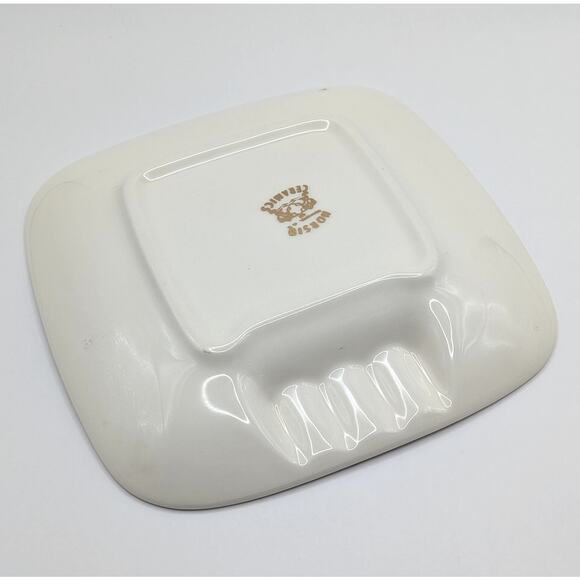 VTG Georgia Tech GT Ashtray Vintage Man Cave Alumni Collegiate Norsid Ceramics - Picture 10 of 10